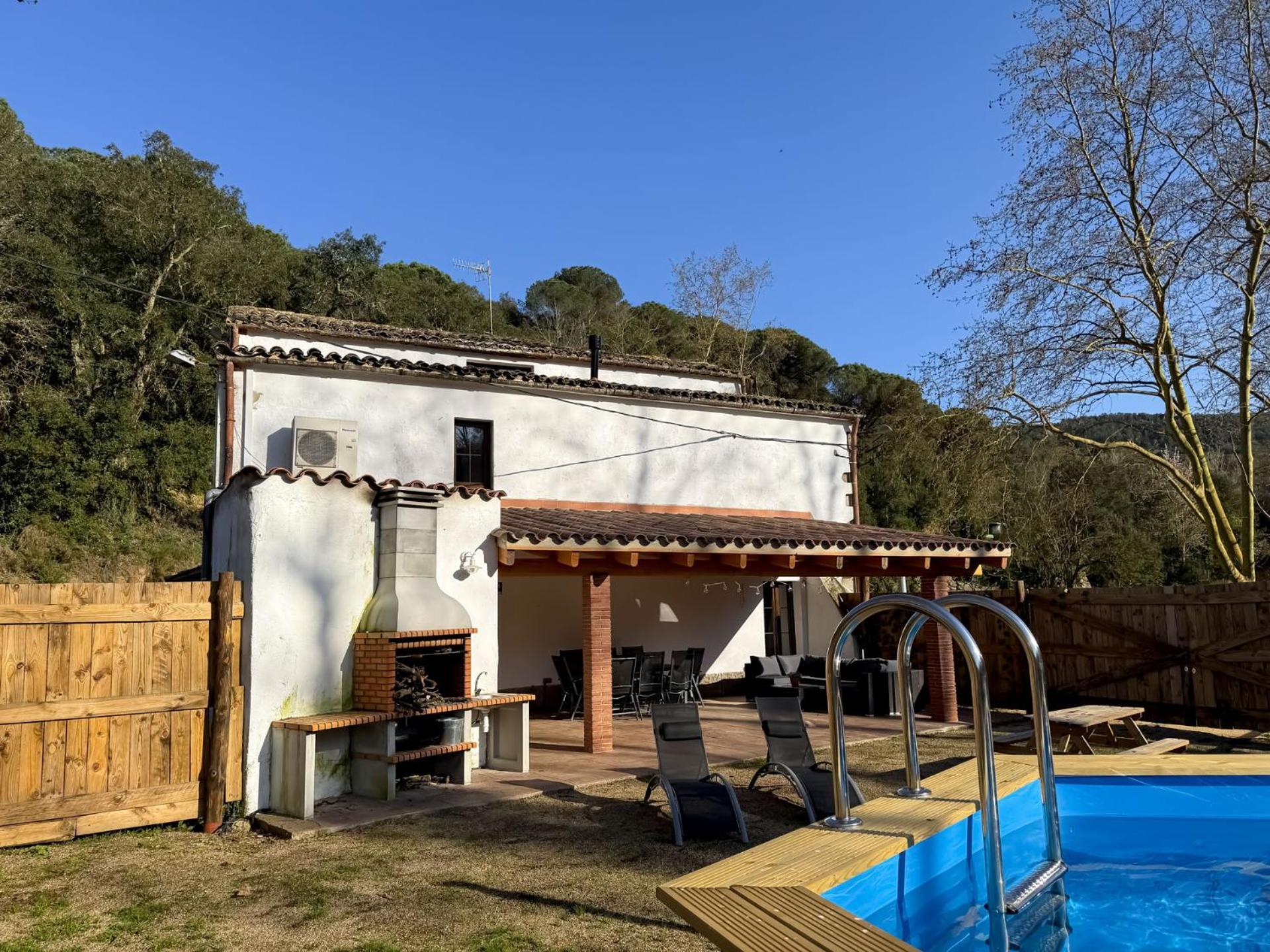 Casa Rural Can Ricos - El Mirador Del Montseny Vallgorguina 외부 사진