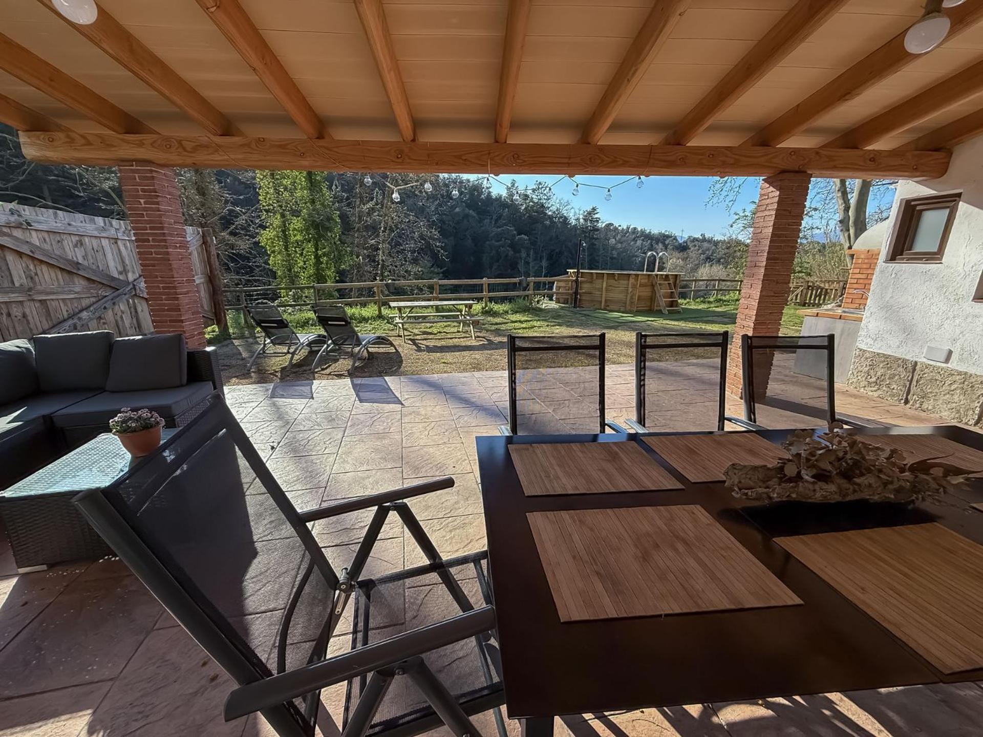 Casa Rural Can Ricos - El Mirador Del Montseny Vallgorguina 외부 사진